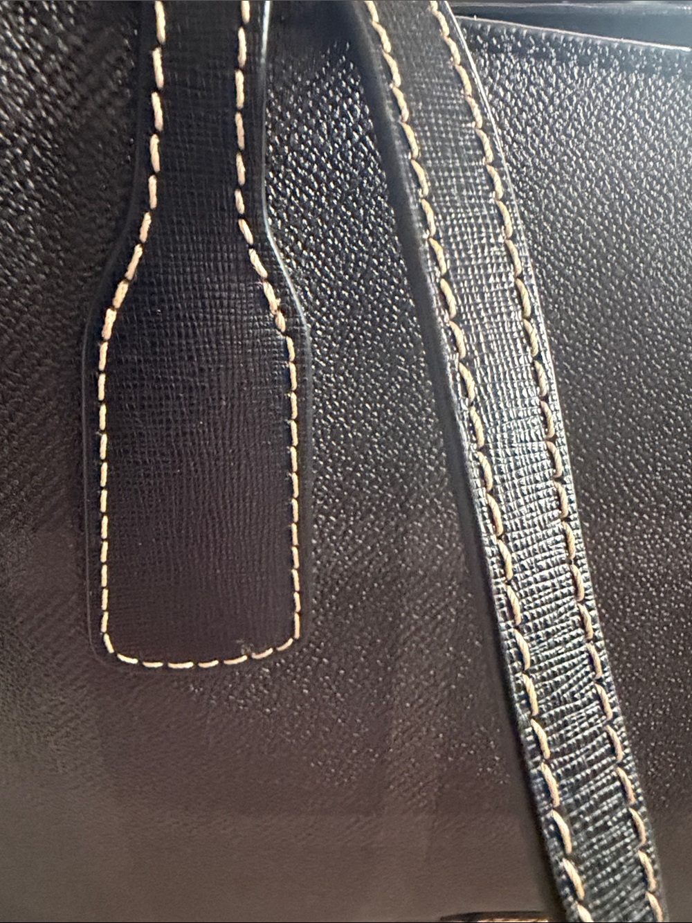 Dooney & Bourke Graham Plaid Ashton Tote Black/Gray Coated Canvas Leather - Picture 7 of 16